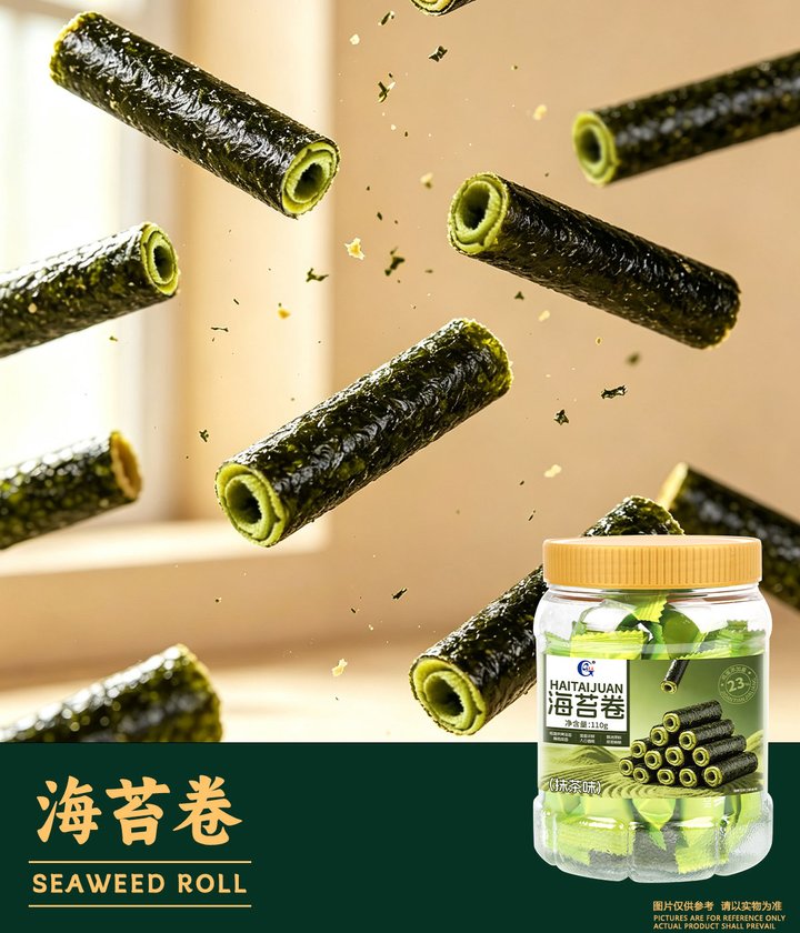 光庆海苔卷抹茶味110g