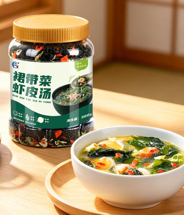 光庆裙带菜虾皮装300g